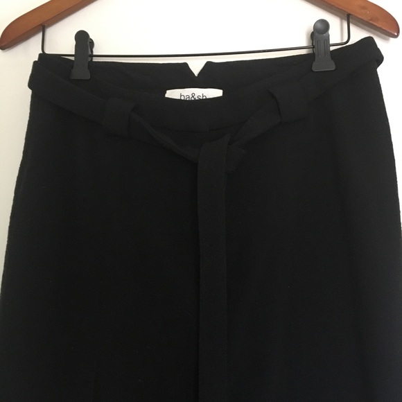 BA&SH belted twill straight leg pants - Picture 4 of 6